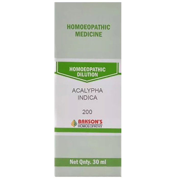 Bakson's Acalypha Indica Dilution 200