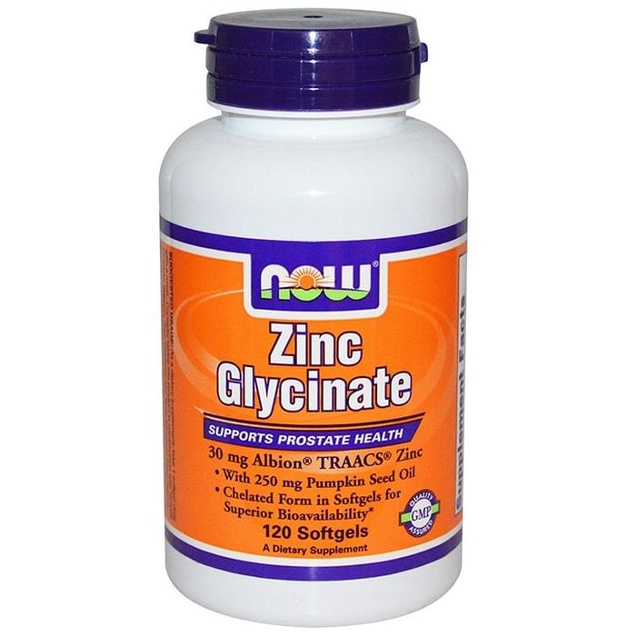NOW Foods Zinc Glycinate Softgel