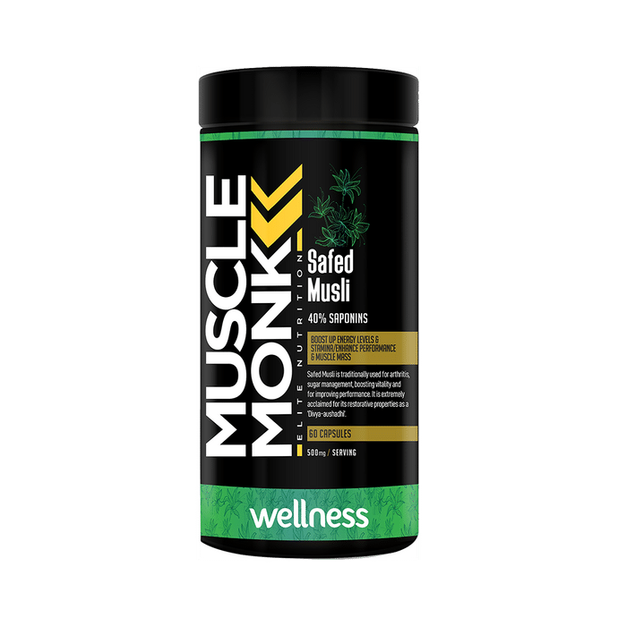 Muscle Monk Safed Musli Capsule