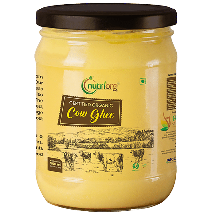 Nutriorg Certified Organic Cow Ghee