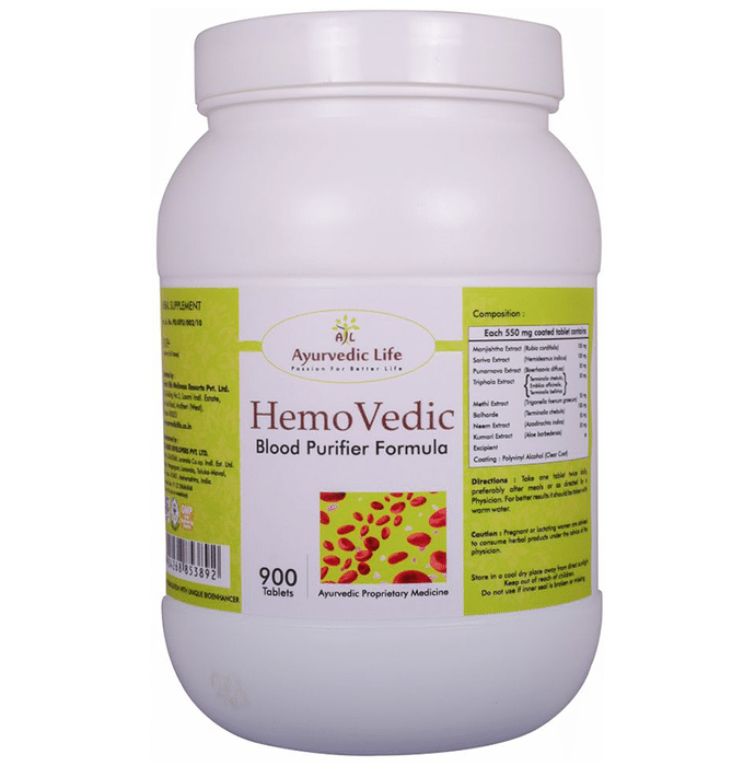 Ayurvedic Life Hemo Vedic Blood Purifier Formula Tablet