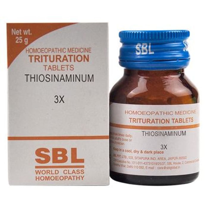 SBL Thiosinaminum Trituration Tablet 3X
