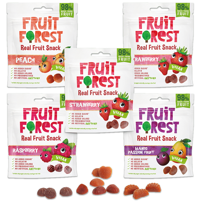 Fruit Forest Real Fruit Snack (30gm Each) Assorted
