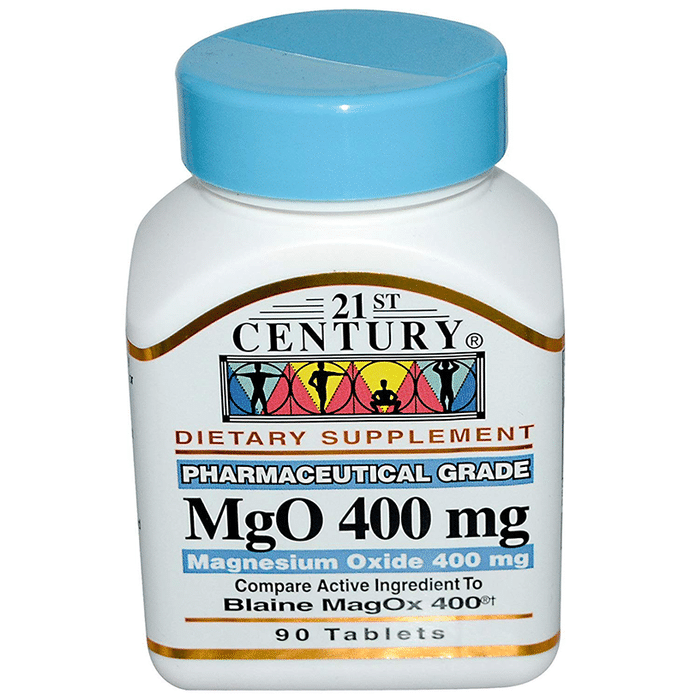 21st Century MgO, Magnesium Oxide 400mg Tablet