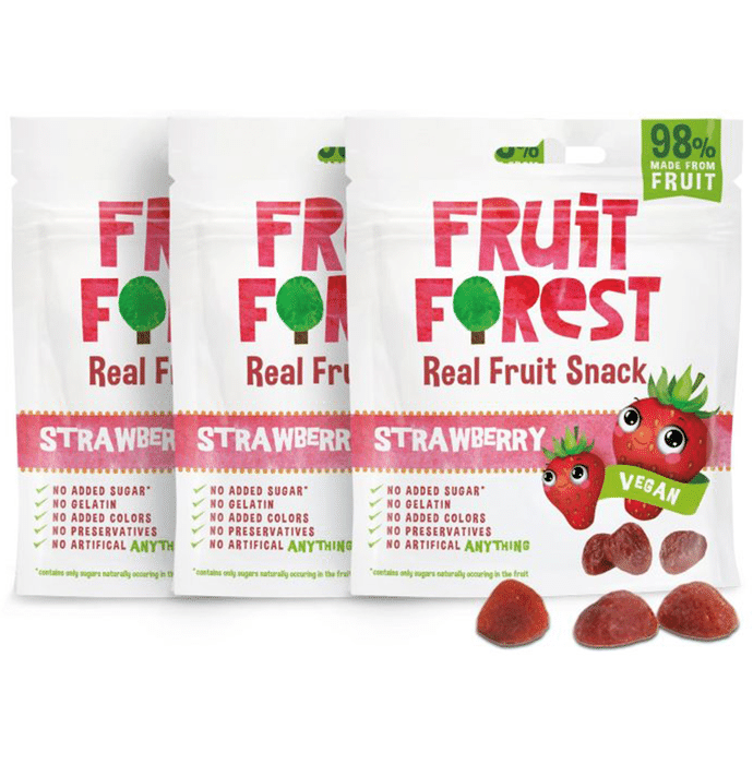 Fruit Forest Real Fruit Snack (30gm Each) Strawberry