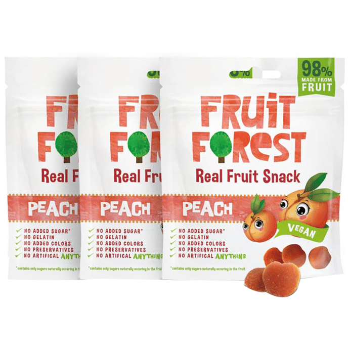 Fruit Forest Real Fruit Snack (30gm Each) Peach