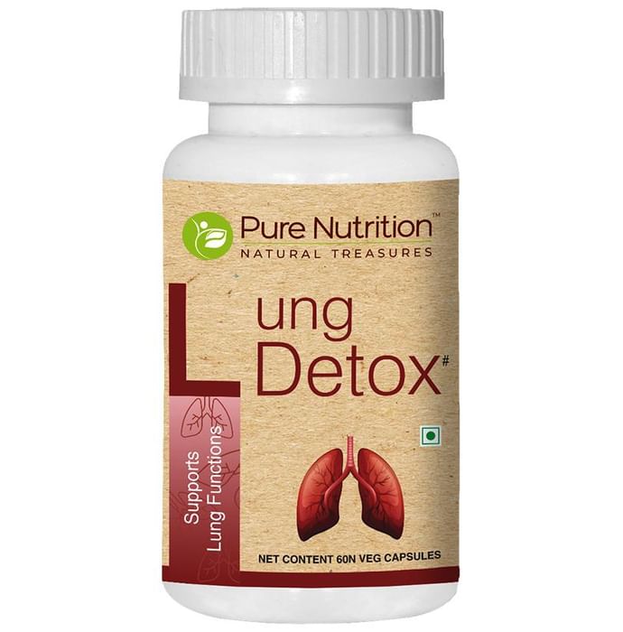 Pure Nutrition Lung Detox Veg Capsule