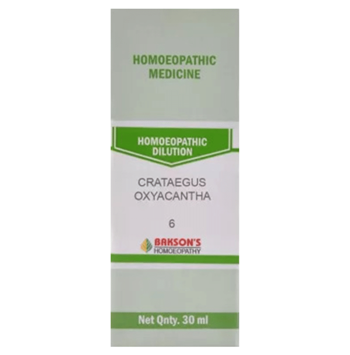 Bakson's Crataegus Oxyacantha Dilution 6 CH