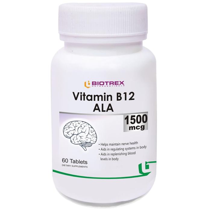 Biotrex Vitamin B12 ALA 1500mcg Tablet