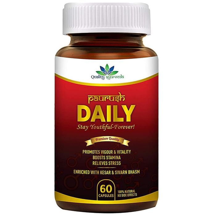 Quality Ayurveda Paurush Daily Capsule