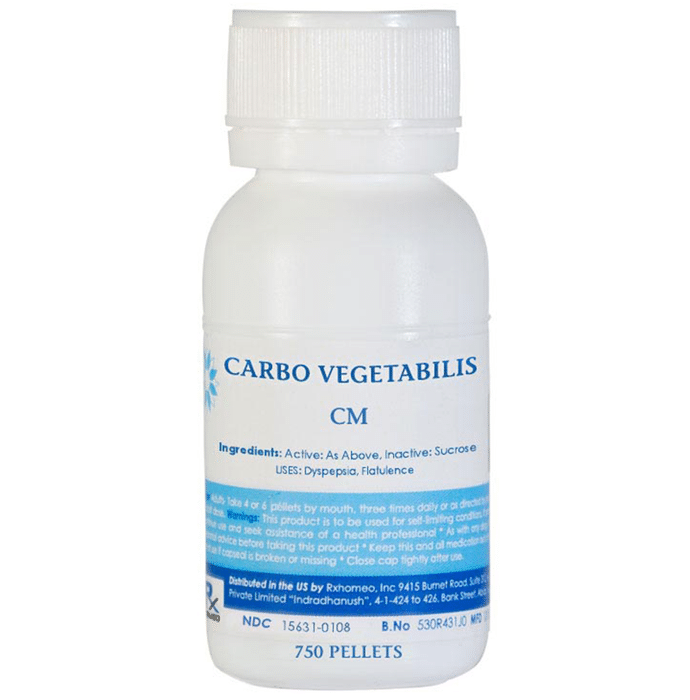 Rxhomeo Carbo Vegetabilis Pellets CM