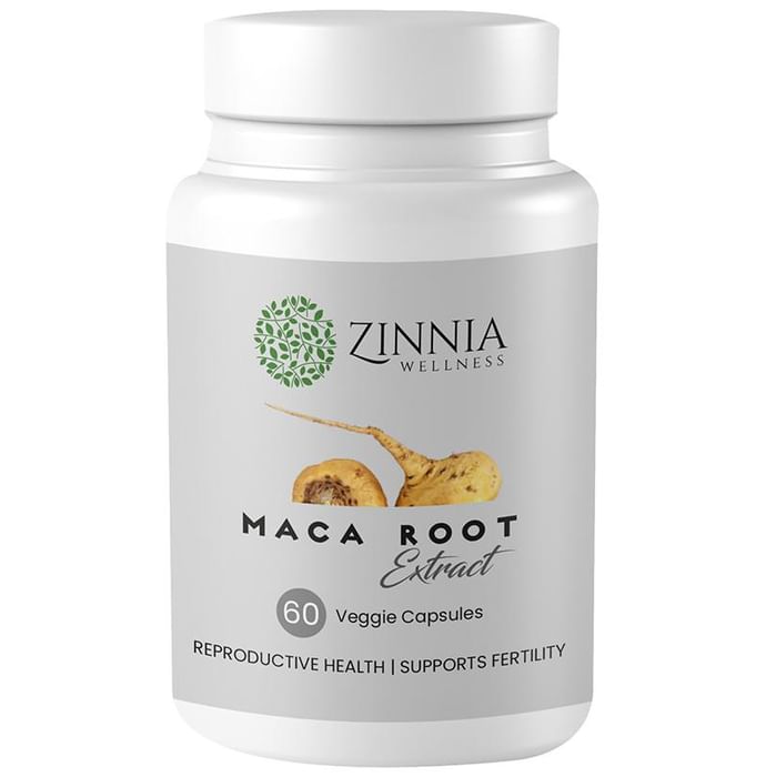 Zinnia Wellness Maca Root Extract Veggie Capsule