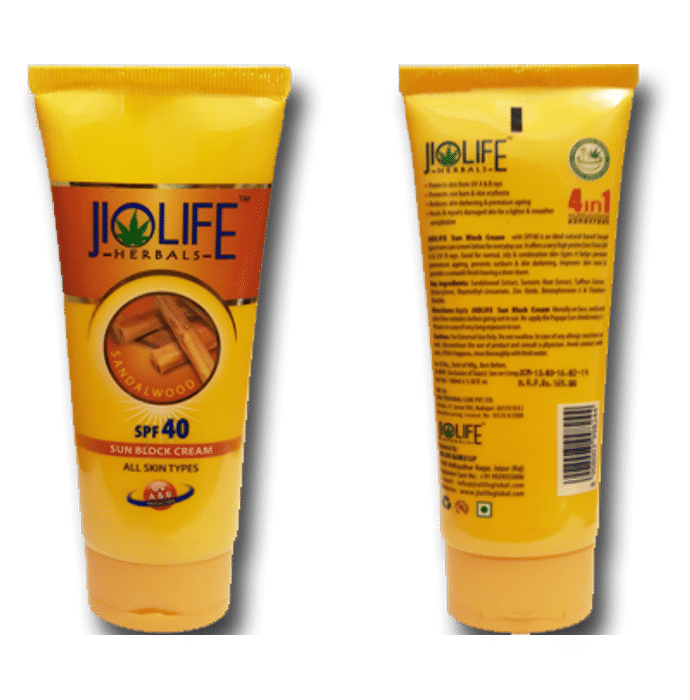 Jiolife Sun Block Spf40 Cream