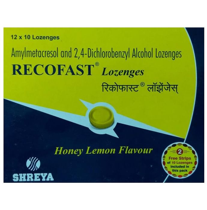 Recofast Lozenges Honey lemon