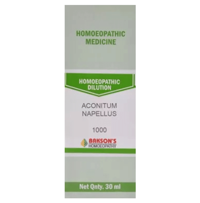 Bakson's Aconitum Napellus Dilution 1000 CH