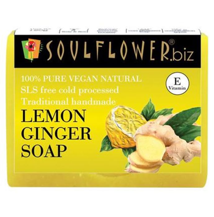 Soulflower Lemon Ginger Soap
