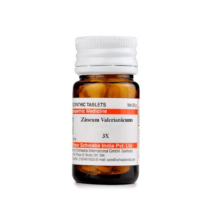 Dr Willmar Schwabe India Zincum Valerianicum Trituration Tablet 3X