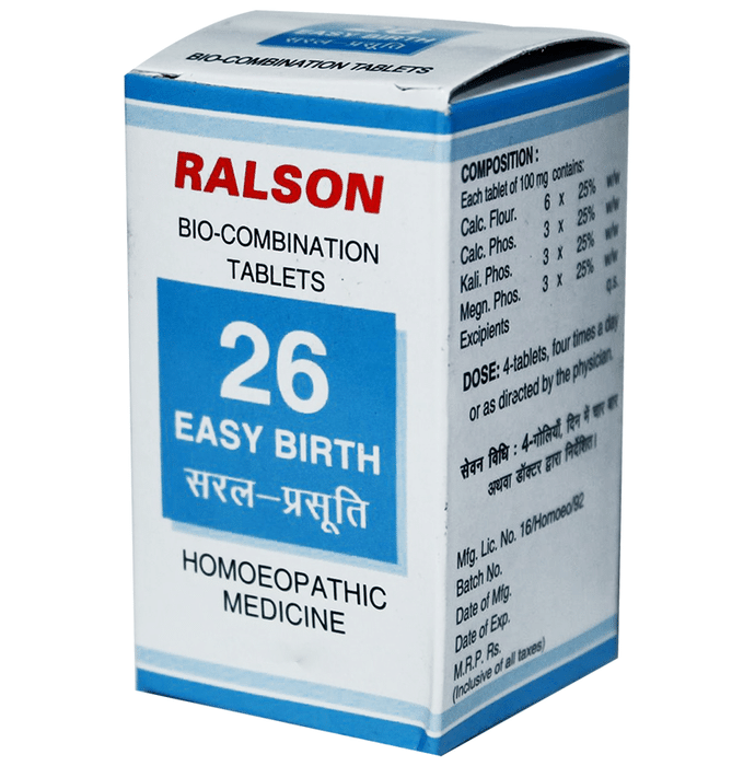 Ralson Remedies Bio-Combination 26 Tablet