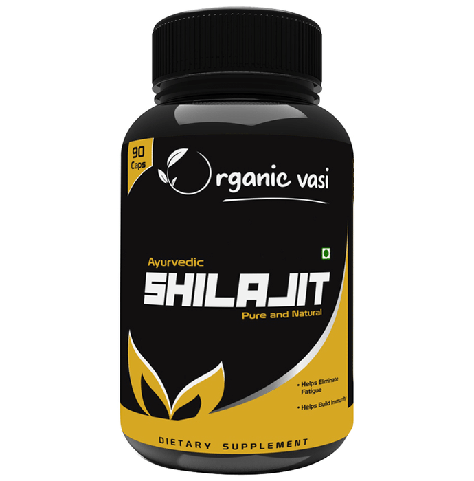 Organic Vasi Ayurvedic Shilajit Pure and Natural Capsule