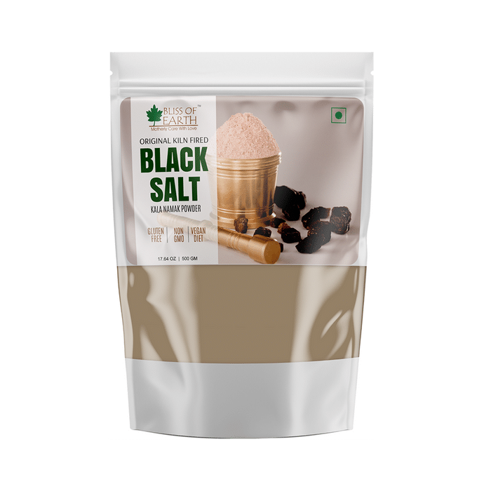 Bliss of Earth Original Kiln Fired Black Salt Kala Namak Powder