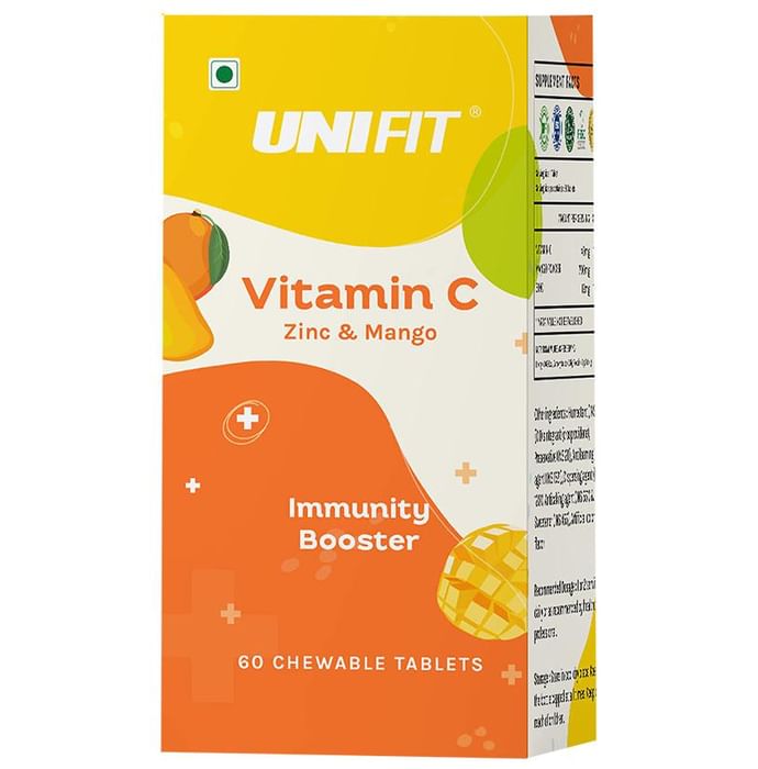 Unifit Vitamin C Chewable Tablet with Zinc & Mango Extract (60 Each)