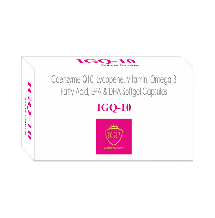 IGQ 10 Softgel Capsule Soft Gelatin Capsule