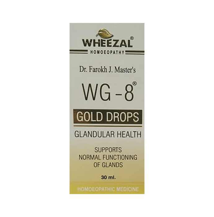 Wheezal WG8 Glandular Health Gold Drop