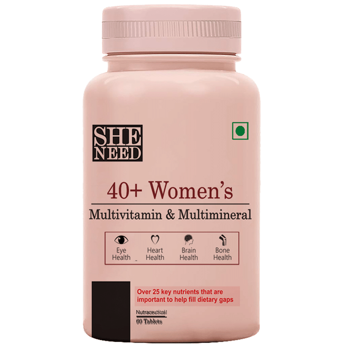 SheNeed 40+ Women’s Multivitamin & Multimineral Tablet