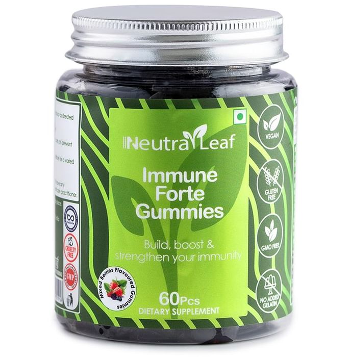 NeutraLeaf Immune Forte Gummies Mixed Berries