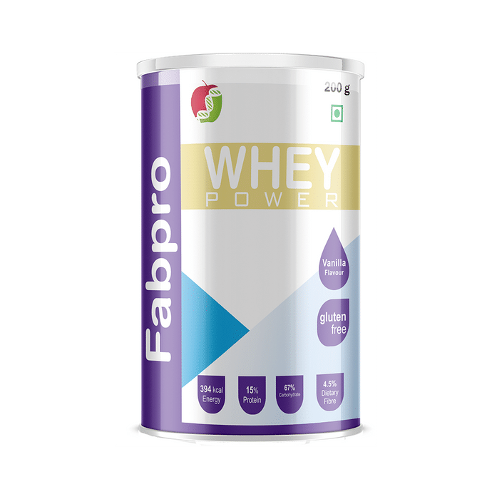 Fabpro Whey Power Powder Vanilla Gluten Free