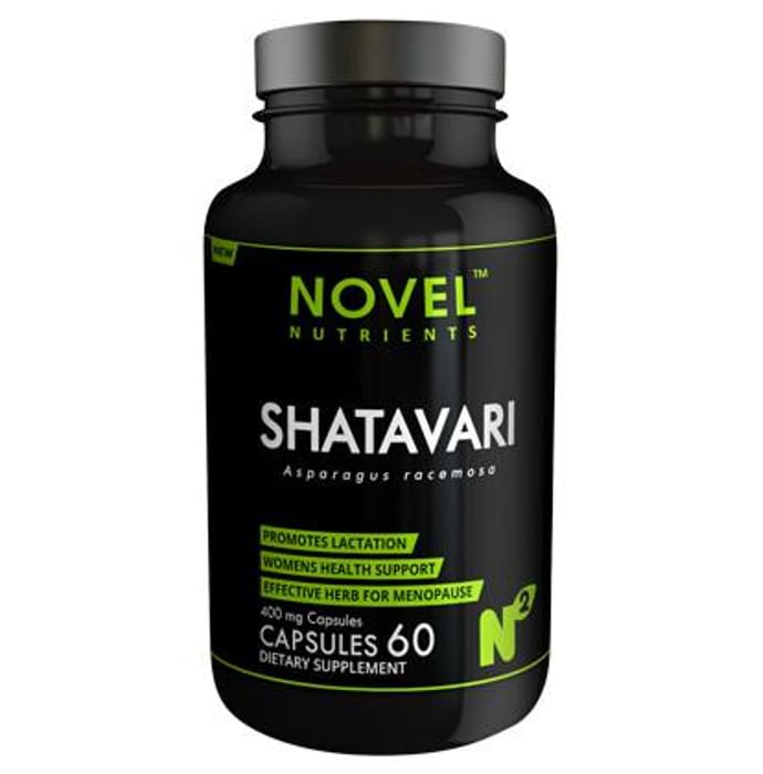 Novel Nutrients Shatavari 400mg Capsule