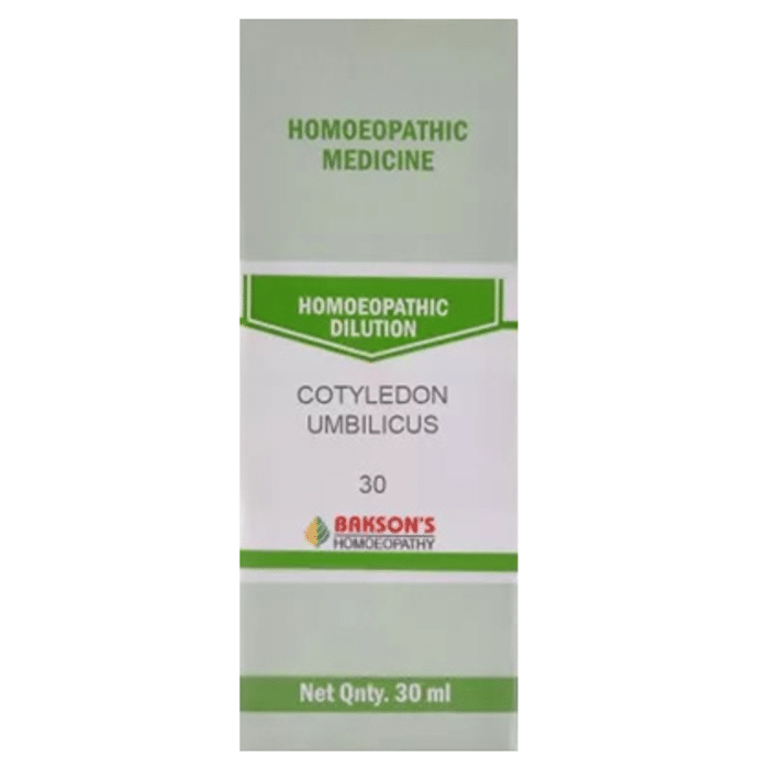 Bakson's Cotyledon Umbilicus Dilution 30