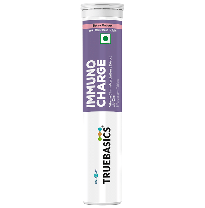 TrueBasics Immuno Charge Effervescent Tablet (20 Each) Berry