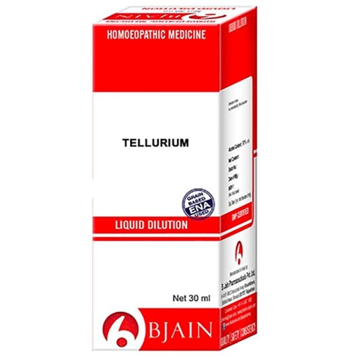 Bjain Tellurium Metallicun Dilution 1000 CH
