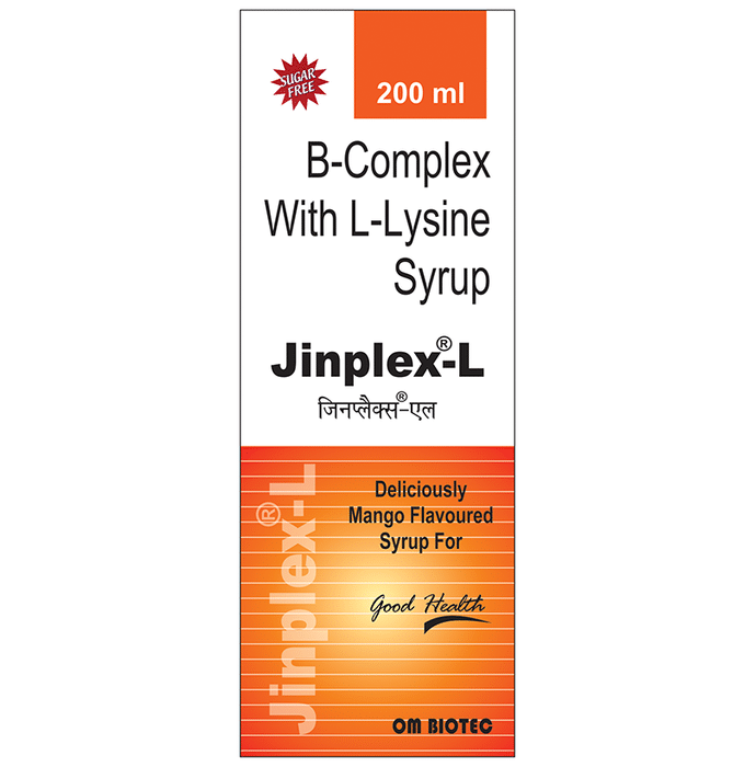 Om Biotec Jinplex-L Syrup Sugar Free