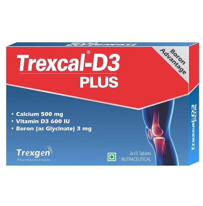 Trexgen Trexcal-D3 Plus Calcium, D3, Boron Glycinate Tablet