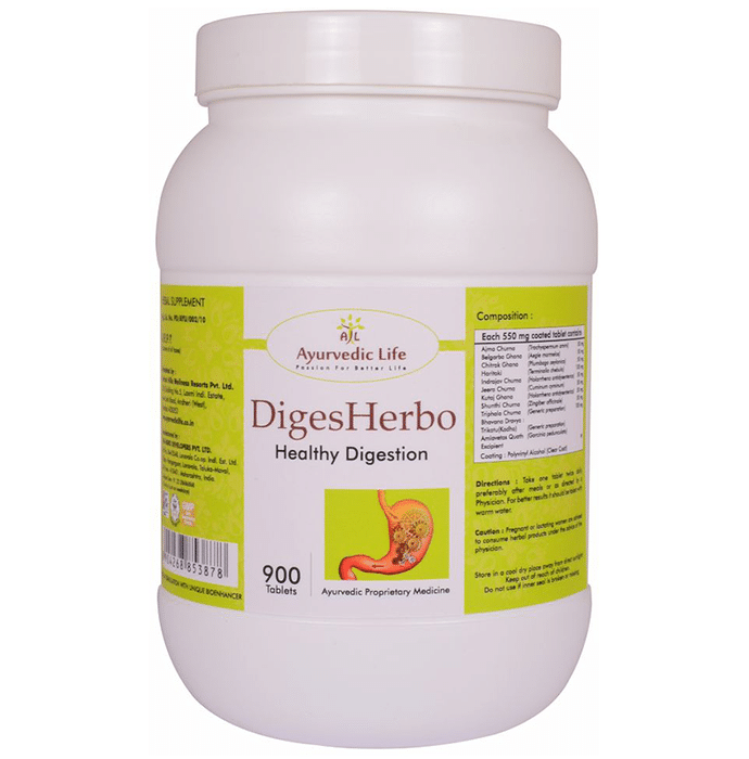 Ayurvedic Life Digesherbo Healthy Digestion Tablet