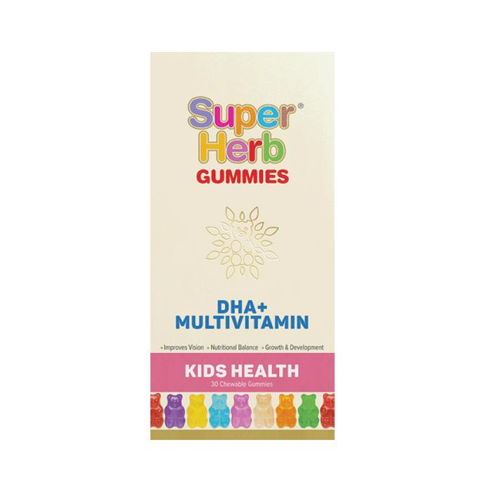 Super Herb DHA+ Multivitamin Chewable Gummies for Kids Health