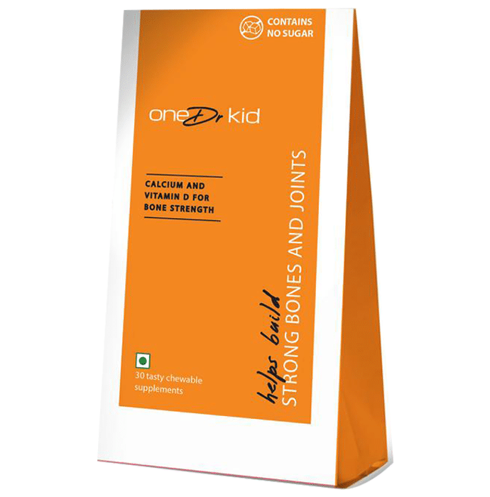 oneDr Kid Calcium and Vitamin D for Bone Strength Mango