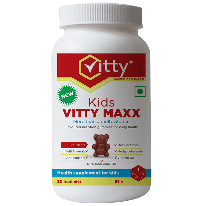Vitty Maxx Kids Raw Mango & Orange Gummy