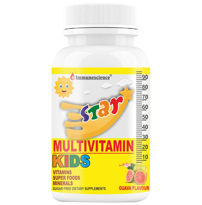 Immunescience Star Multivitamin Kids Chewable Tablet Guava Sugar Free