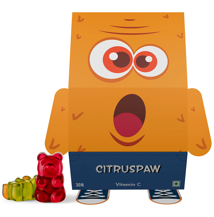 Citruspaw Orange Vitamin C Gummy