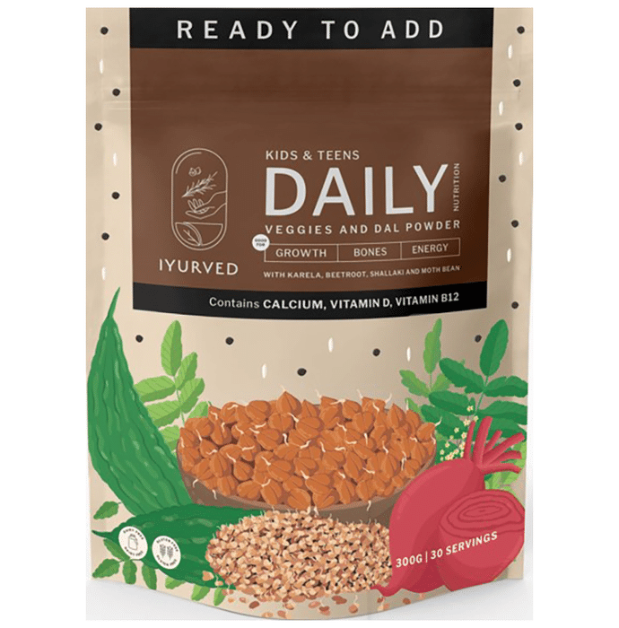 Iyurved Kids & Teens Daily Veggies & Dal Powder