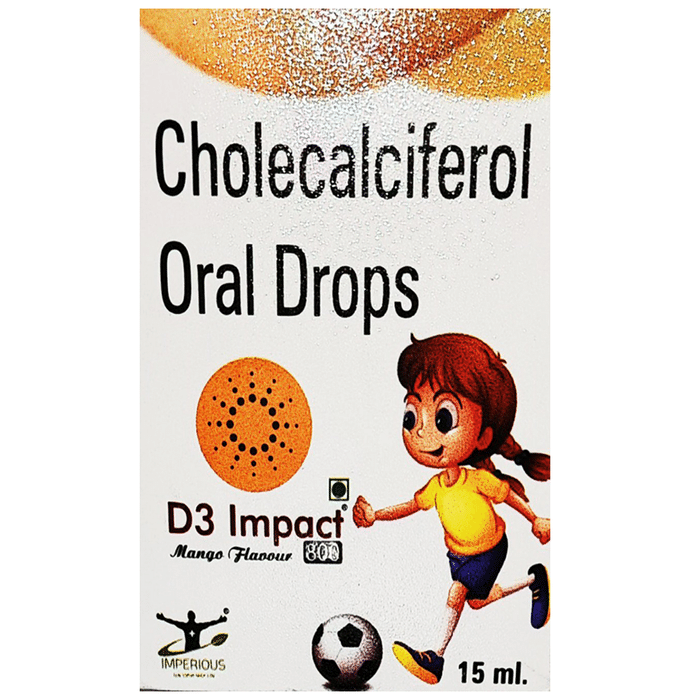 D3 Impact 800 Oral Drops Mango