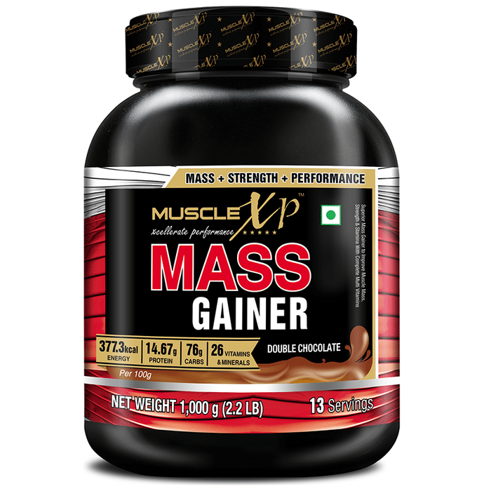 MuscleXP Mass Gainer Powder Double Chocolate