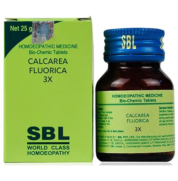 SBL Calcarea Fluorica Biochemic Tablet 3X