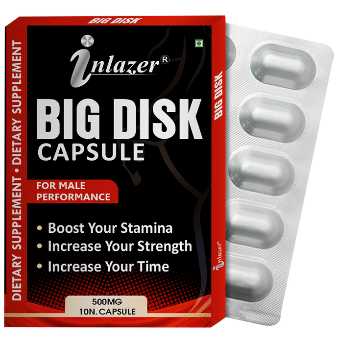Inlazer Big Disk Capsule for Male Performance
