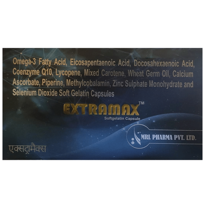 Extramax Soft Gelatin Capsule