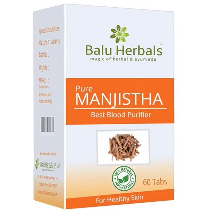 Balu Herbals Pure Manjistha Tablet