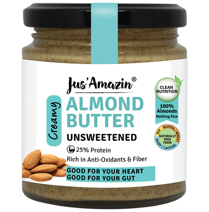Jus Amazin Creamy Almond Butter Unsweetened